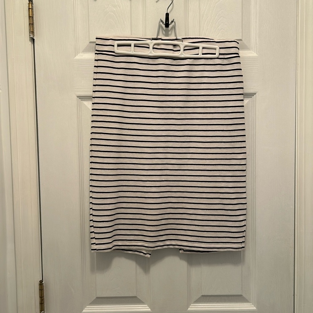 Soyaconcept Striped stretchy skirt